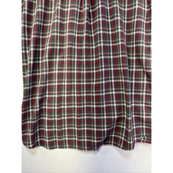 Woolrich Mens Button Down Shirt Size XLarge Red Gray Plaid Long Sleeve Outdoor - Picture 11 of 12